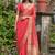 Brink Gajri Woven Design Linen Silk Zari Butti Weaves Saree