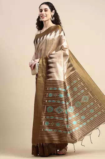 Solid Silk Cotton Saree