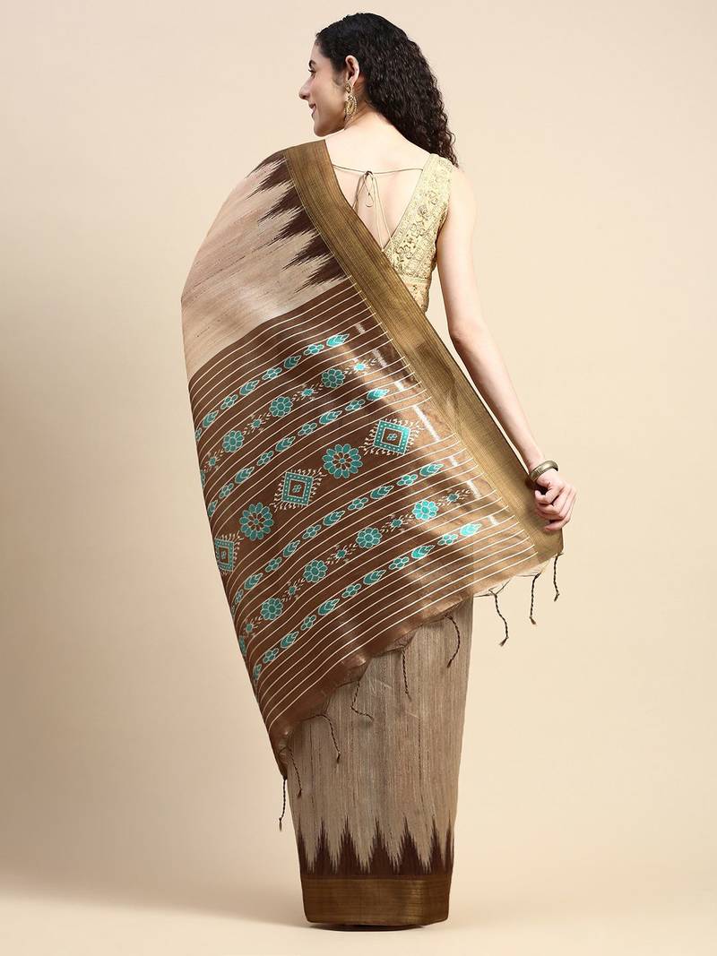 Solid Silk Cotton Saree