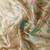 Beige & Green Kalamkari Zari Silk Cotton Tussar Saree