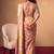 Checked Zari Jute Silk Fusion Tussar Saree
