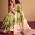Checked Zari Jute Silk Tussar Saree