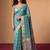 Checked Zari Jute Silk Designer Tussar Saree
