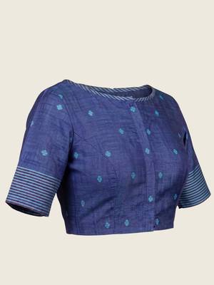 Floral Pure Cotton Chanderi Saree 5
