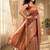 Batik Zari Silk Blend Designer Banarasi Saree