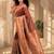 Batik Zari Silk Blend Designer Banarasi Saree