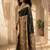 Batik Zari Silk Blend Designer Banarasi Saree