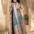 Batik Zari Silk Blend Designer Banarasi Saree