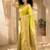Batik Zari Silk Blend Designer Banarasi Saree