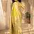 Batik Zari Silk Blend Designer Banarasi Saree
