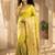 Batik Zari Silk Blend Designer Banarasi Saree