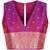 Batik Zari Silk Blend Designer Banarasi Saree