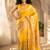 Batik Zari Silk Blend Designer Banarasi Saree