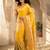 Batik Zari Silk Blend Designer Banarasi Saree