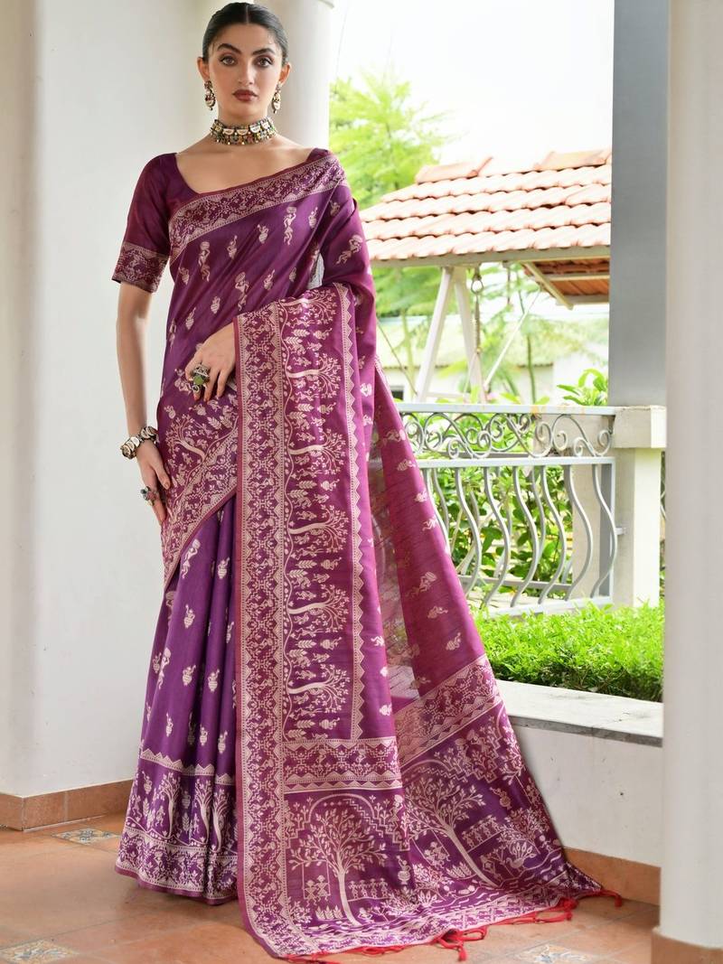 Woven Design Zari Banarasi Saree