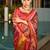 Ethnic Motifs Woven Design Zari Banarasi Saree