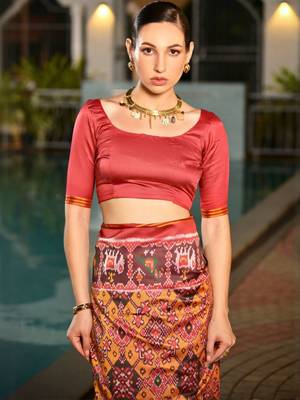 Ethnic Motifs Woven Design Zari Banarasi Saree 7