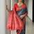 Geometry Printed Saree and Solid Blouse