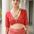 Geometry Printed Saree and Solid Blouse