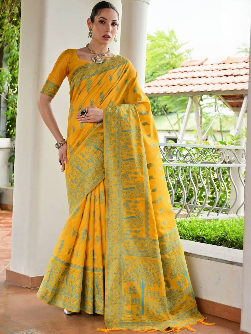 Handloom Raw Silk Saree