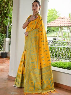 Handloom Raw Silk Saree 3