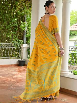 Handloom Raw Silk Saree 5