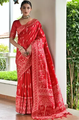 Raw Silk Saree
