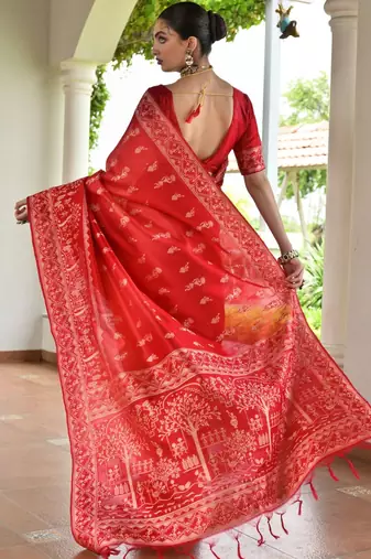 Raw Silk Saree