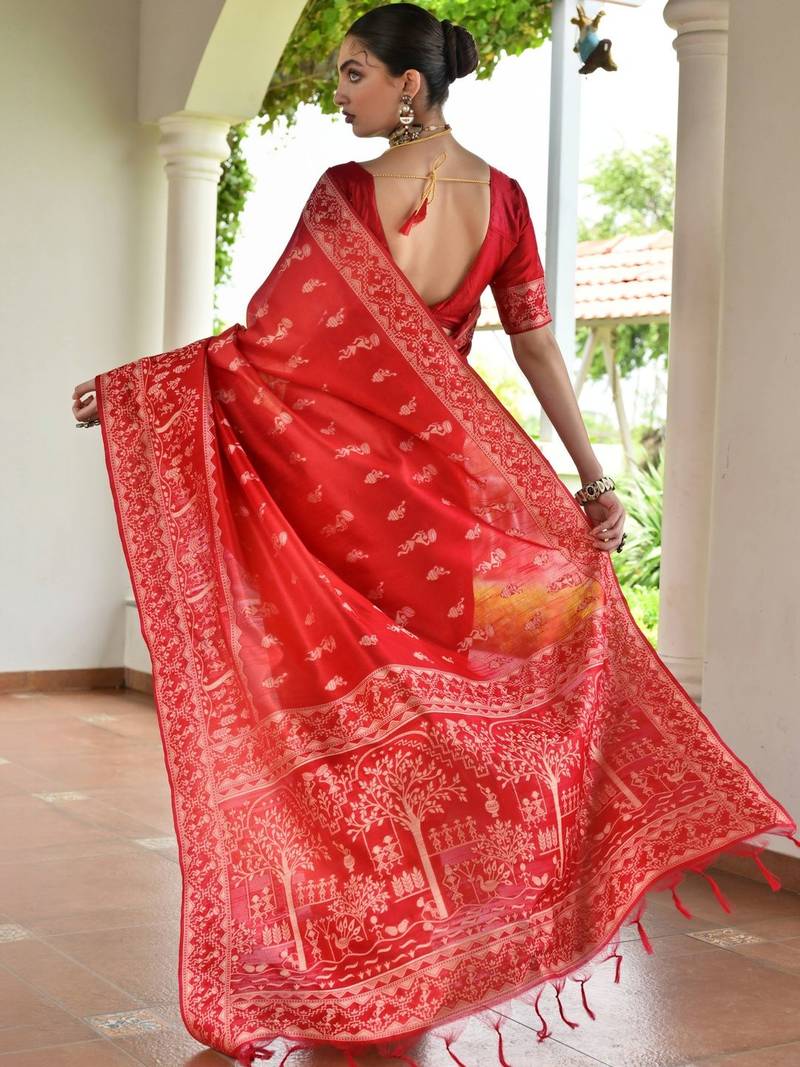 Raw Silk Saree