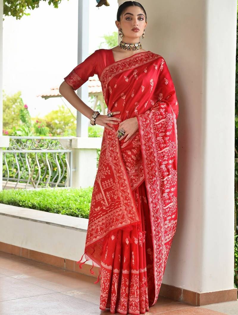 Raw Silk Saree