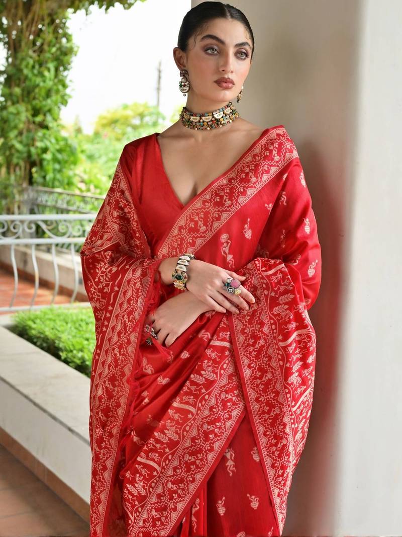 Raw Silk Saree