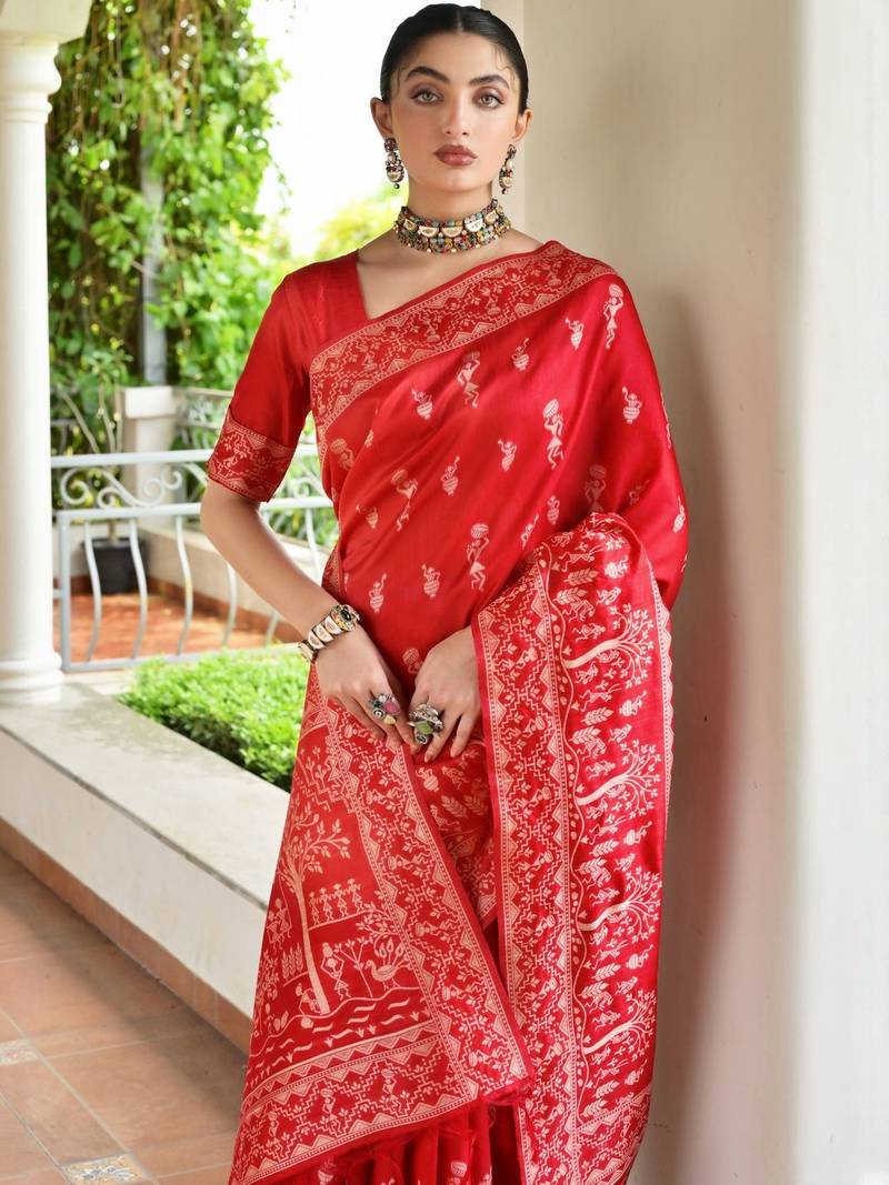 Raw Silk Saree
