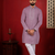 Purple embroidered kurta payjama