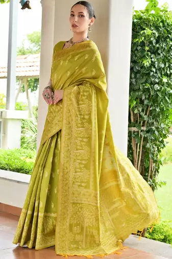 Woven Design Zari Banarasi Saree