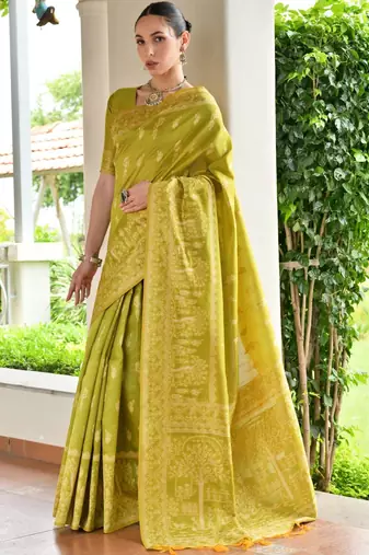 Woven Design Zari Banarasi Saree