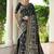 Ethnic Motifs Woven Design Zari Banarasi Saree