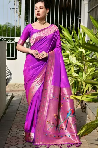 Woven Design Zari Banarasi Saree