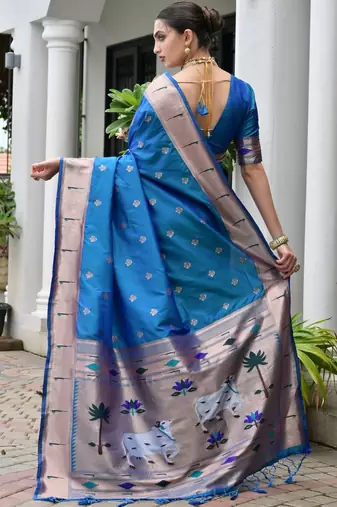 Woven Design Zari Banarasi Saree