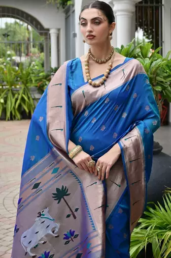 Woven Design Zari Banarasi Saree
