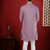 Purple embroidered kurta payjama