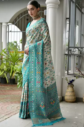 Banarasi Silk Patola Saree with Blouse
