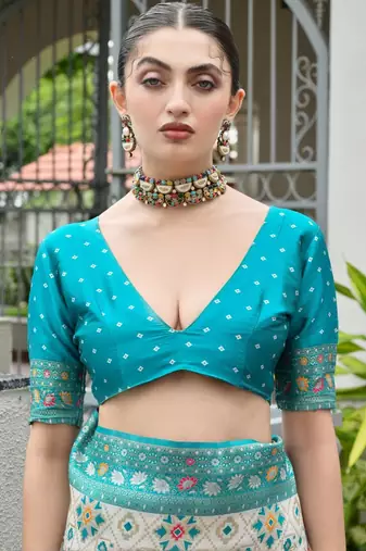 Banarasi Silk Patola Saree with Blouse