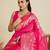 Zari Woven Butti Banarasi Silk Saree with Big Flower Border and Detail Work