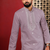 Purple embroidered kurta payjama