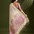 Self Checks Muga Cotton Saree with Kalamkari Border and Zari Woven Detail