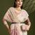 Self Checks Muga Cotton Saree with Kalamkari Border and Zari Woven Detail