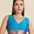 Copper Silver Zari Woven Butti Banarasi Silk Saree with Paithani Border