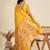 Copper Silver Zari Woven Butti Banarasi Silk Saree with Paithani Border