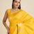 Copper Silver Zari Woven Butti Banarasi Silk Saree with Paithani Border