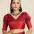 Solid Contrast Temple Border Raw Silk Saree with Striped Zari Woven Detail